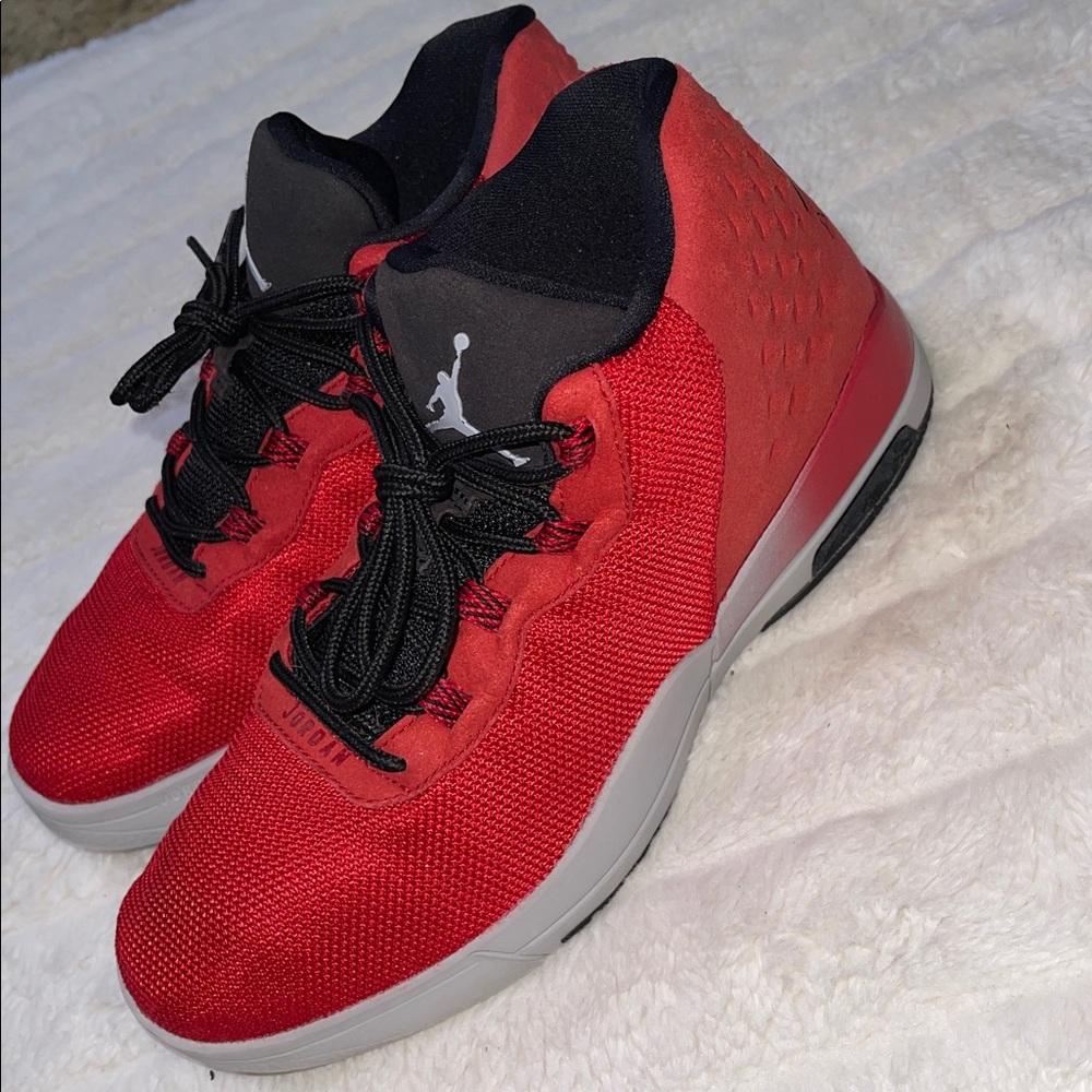 Jordan Academy GS Red Athletic Shoes - Picture 3 of 11
